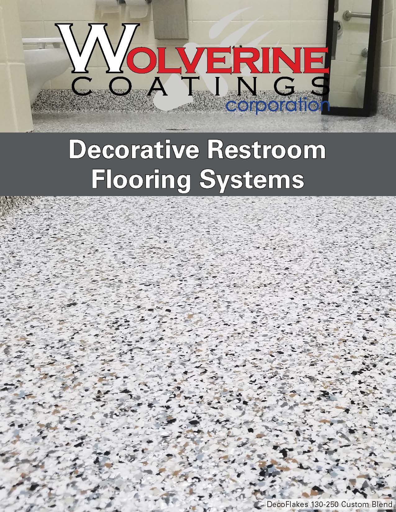 Decorative Restroom Flooring Systems - General Product Brochures - Wolverine Coatings Corporation: Coatings Manufacturer, Spartanburg, SC