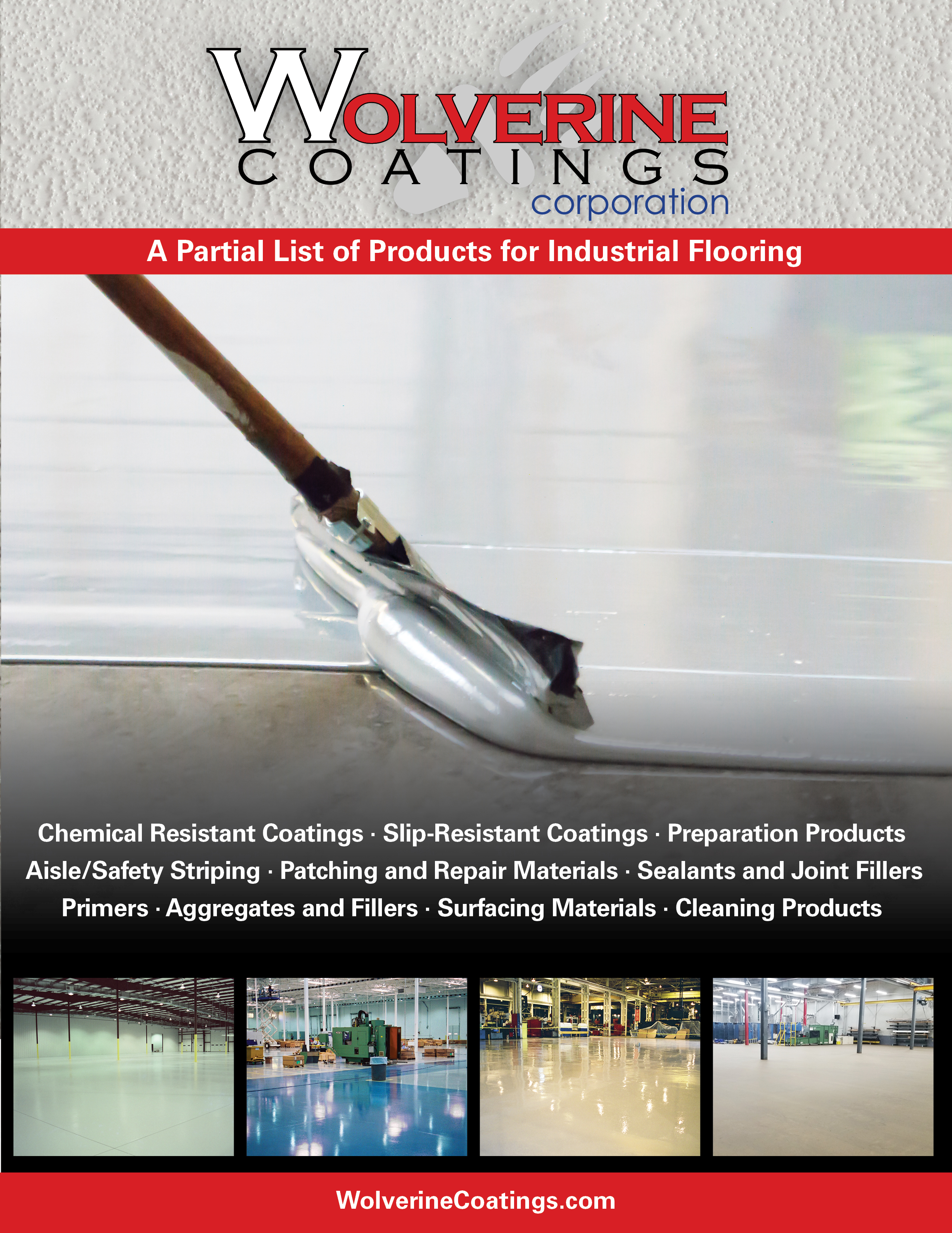 Flooring Line Sheet - General Product Brochures - Wolverine Coatings Corporation: Coatings Manufacturer, Spartanburg, SC