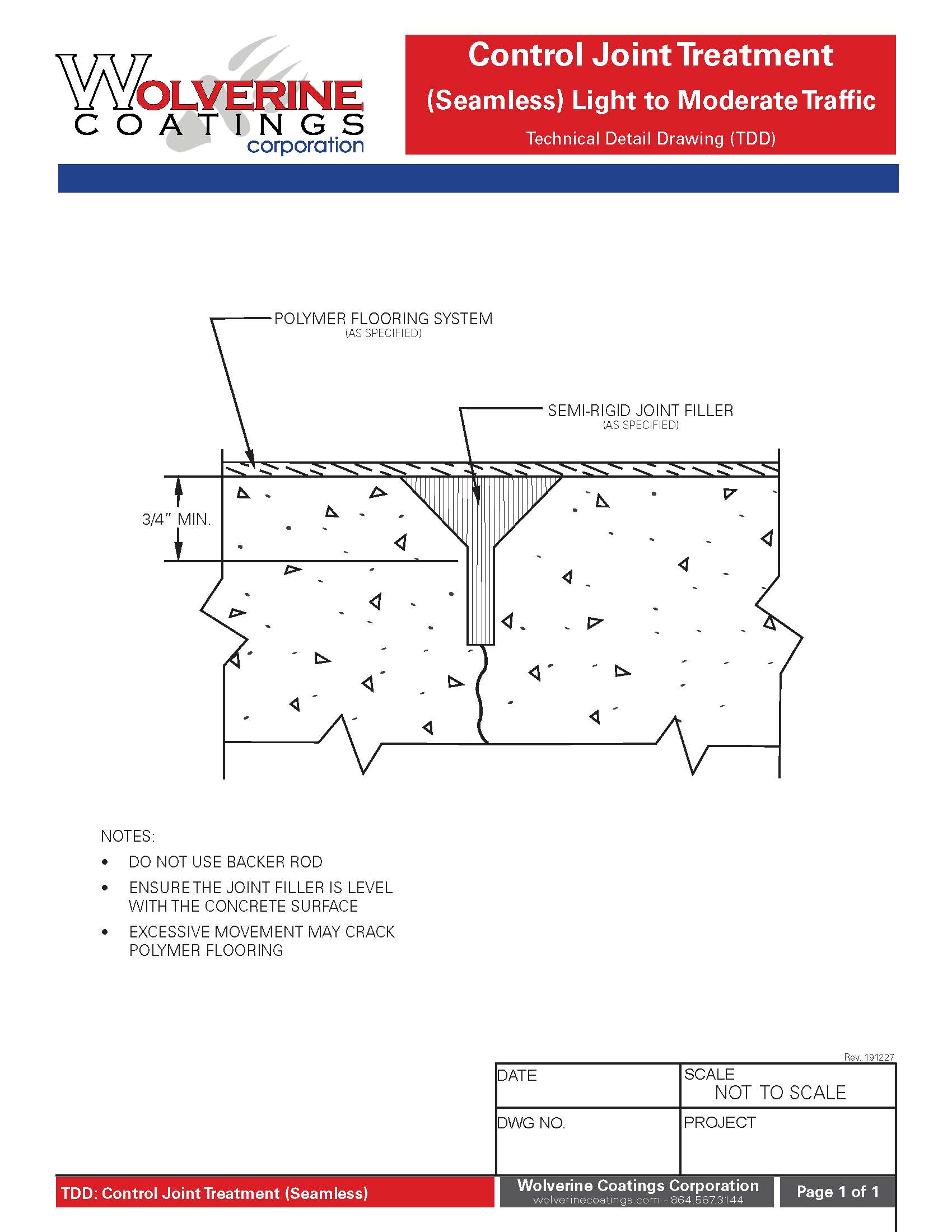 Seamless Joint Treatment Detail