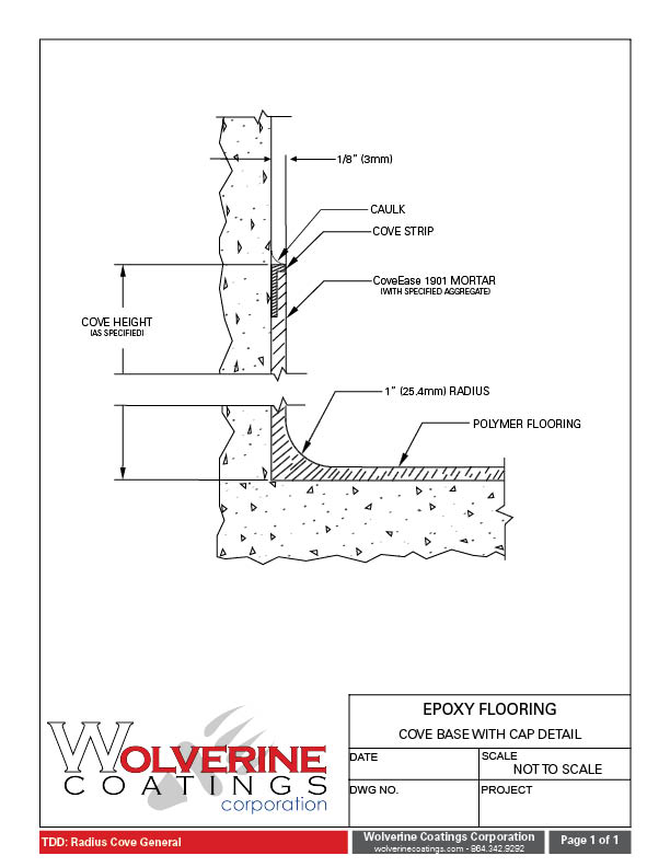 Technical Detail Drawings (TDD) Wolverine Coatings Corporation