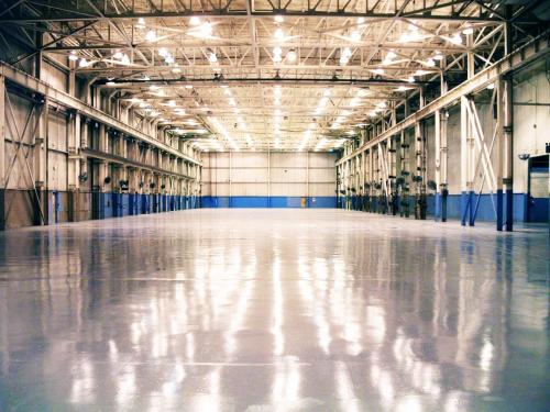 Epoxy Flooring on warehouse floor