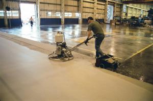 Troweled Warehouse Floor