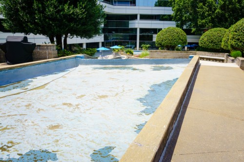 NorthChase Fountain - Before epoxy recoat