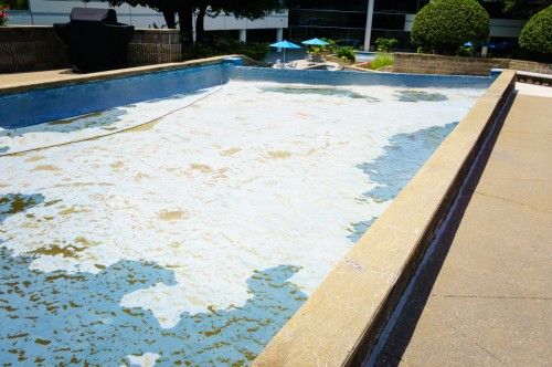 NorthChase Fountain - Before epoxy recoat