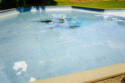 NorthChase Fountain - Before epoxy recoat