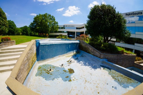 Executive Center Fountain - Before epoxy recoat