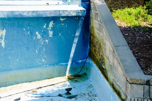 Executive Center Fountain - Before epoxy recoat