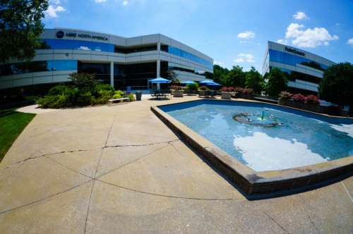 Executive Center Fountain - Before epoxy recoat