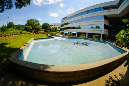 Executive Center Fountain - Before epoxy recoat