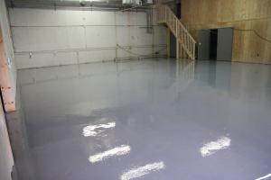 Epoxy Flooring on warehouse floor